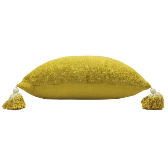 furn. Eden Slub Katoenen Kussenhoes met Franje - Image 3