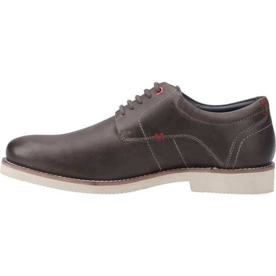 Pod Hampton Leer Herenschoenen Grijs Veterschoenen - Image 4