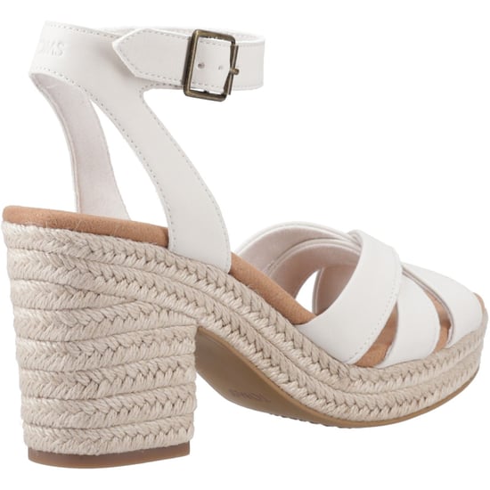 TOMS Majorca Strappy Leer Vrouwen Licht Zand Sandalen - Image 2