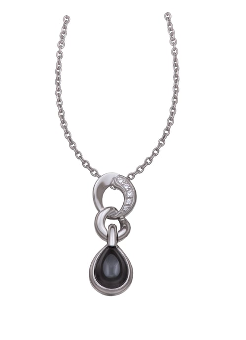 Orphelia Women's 925 Sterling Silver Chain with Pendant - Silver ZH-4538