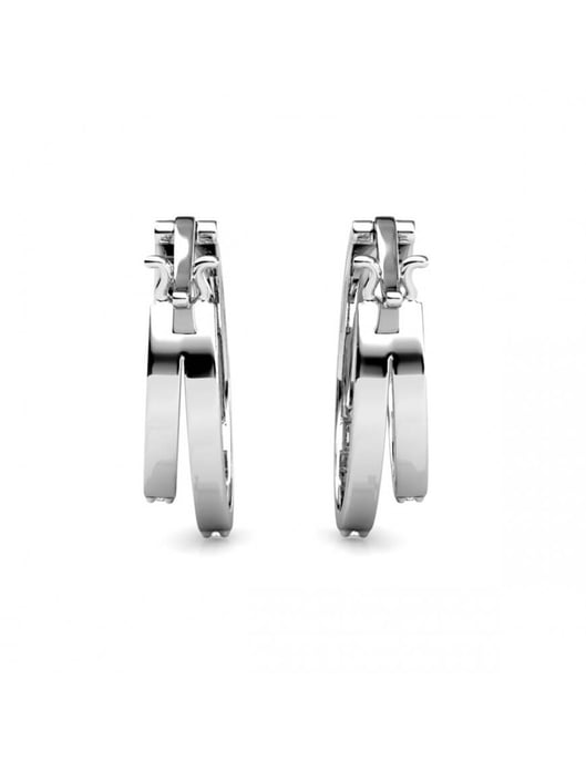 Duo Circlet Oorbellen - Oostenrijks kristal - Image 5