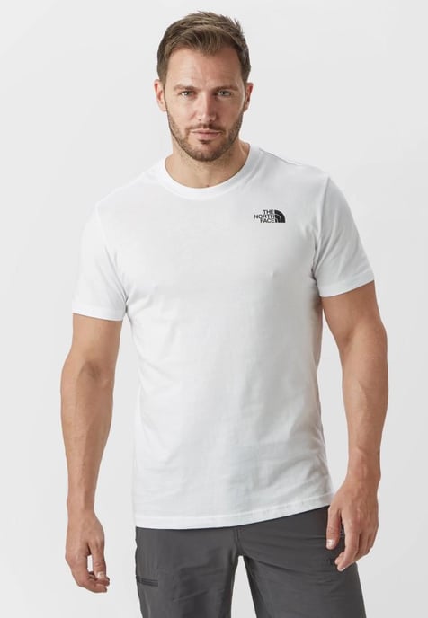 The North Face Heren SS Simple Dome T-shirt Wit - Image 1