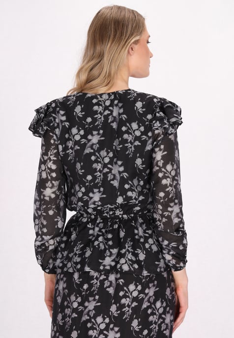 Dreimaster Blouse Dames zwart - Image 4