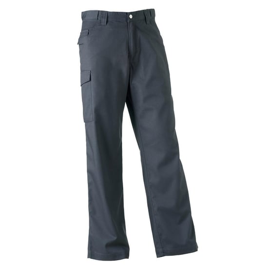 Russell Werkkleding Heren Polycotton Twill Broek / Broek (Regular) (Konvooi Grijs) - Image 2