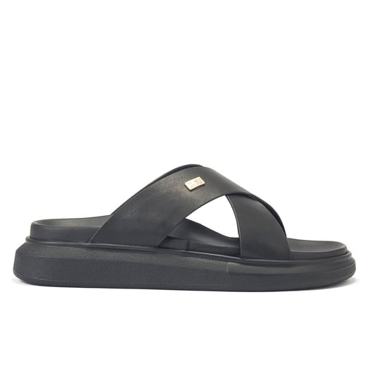 Leanna Nappa Black Sandals