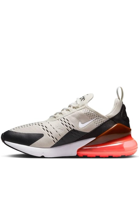 Nike Air Max 270-trainers, zwart/lichtbruin/hete punch - Image 3