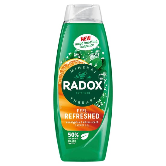 Radox Shower Gel Feel Refreshed With Eucalyptus & Citrus Scent 675 ml, 6 Pack