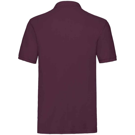 Fruit of the Loom Heren Premium Katoenen Piqué Poloshirt (Bourgondië) - Image 2
