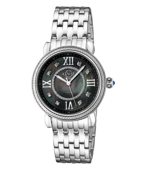 GV2 Dames Swiss Quartz Diamonds Marsala armband horloge - Image 1