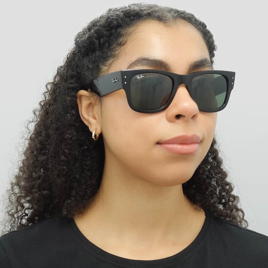 Ray-Ban Vierkant Unisex Gepolijst Zwart Groen RB0840S Mega Wayfarer - Image 5