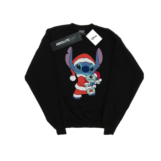 Disney Womens/Ladies Lilo And Stitch Stitch Christmas Sweatshirt (Black)