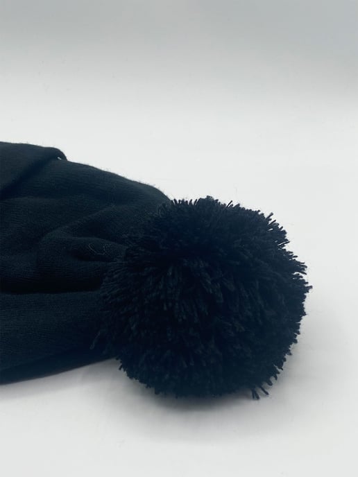 Pom Pom Knitted Beanie - Image 4