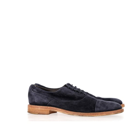 Tod's Veterschoenen Derby in Marineblauw Suède - Image 1