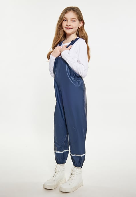 Schmuddelwedda Regenbroek gemaakt van gerecycled materiaal meisjes (kinderen) marine - Image 2