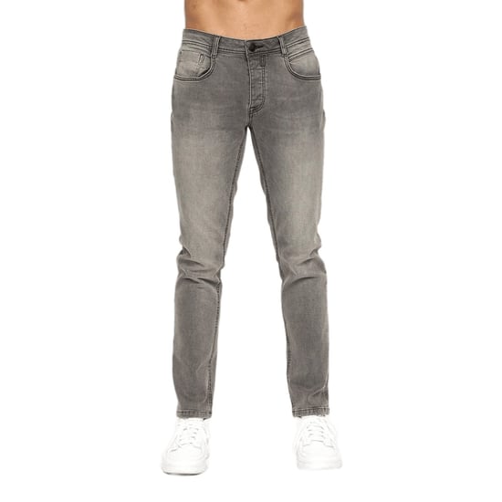 Crosshatch Heren Sheldons Slim Jeans (Lichtgrijs) - Image 1