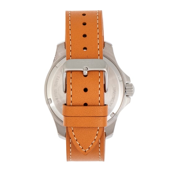 Elevon Aviator Leather-Band Watch w/Date