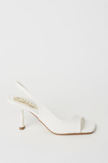 Destiny Sling Back Open Side High Stiletto Court Shoes