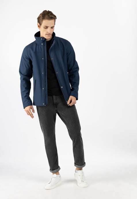 Mo softshell jas Heren marine - Image 1