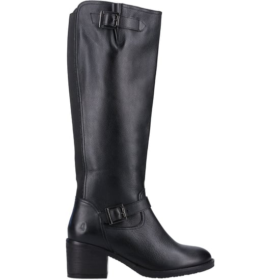 Hush Puppies Heidi Leder Vrouwen Zwart Leder Laarzen - Image 4
