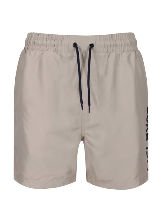 Luke 1977 Men's Side On Swim Shorts in Stone Beige