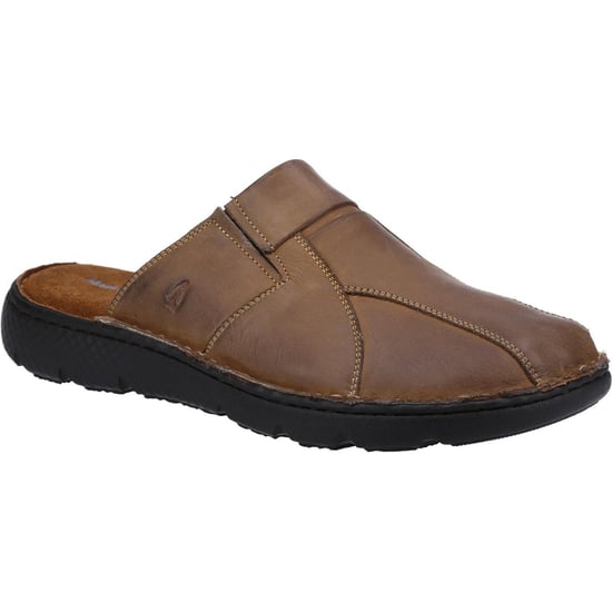 Hush Puppies Carson Mule Leren Sandaal Heren - Image 1
