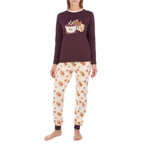 KLP1 women's long-sleeved winter pajamas