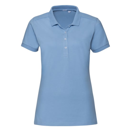 Russell Dames/Dames Stretch Fitted Poloshirt (Sky) - Image 1