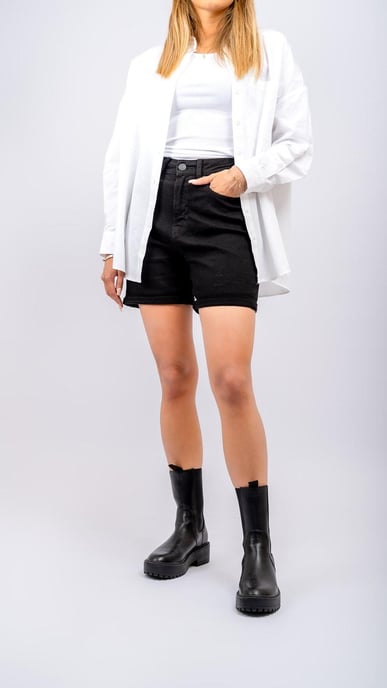 The Original Performance Denim Shorts - Black Denim