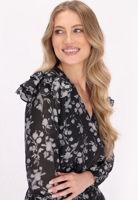 Dreimaster Blouse Dames zwart - Image 5