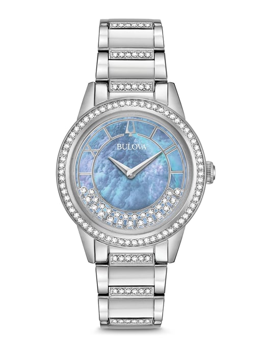 Bulova Turnstyle Dames Silver Horloge 96L260 - Image 1