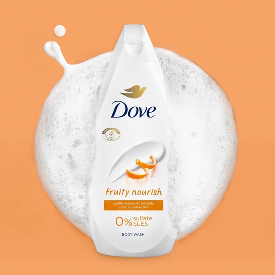 Dove Fruity Nourish Body Wash 0% Sulfate SLES for Soft & Smoother Skin 450ml,3pk