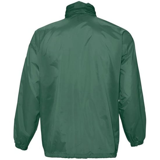 SOLS Unisex Surf Windbreaker Lichtgewicht Jasje (Bosgroen) - Image 2