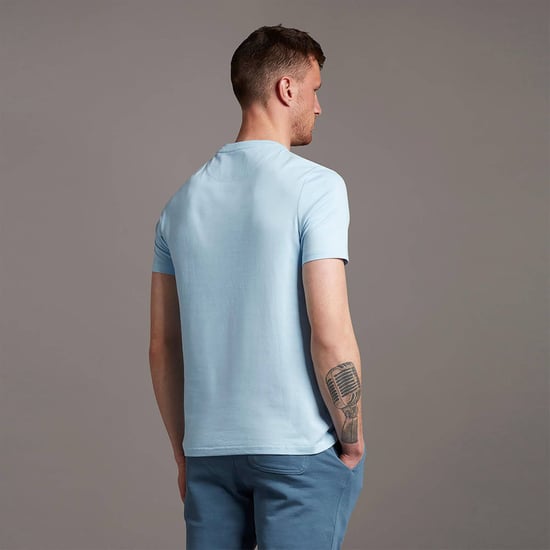 Lyle & Scott Tee SS Plain T-Shirt Blauw - Image 2