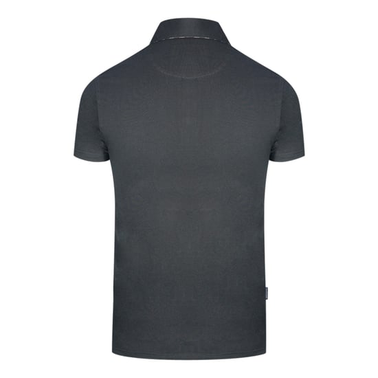 Aquascutum Aldis Crest bloklogo zwart poloshirt - Image 2