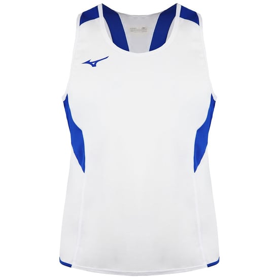 Mizuno Team Authentic Kinder Wit/Blauw Singlet Vest - Image 1