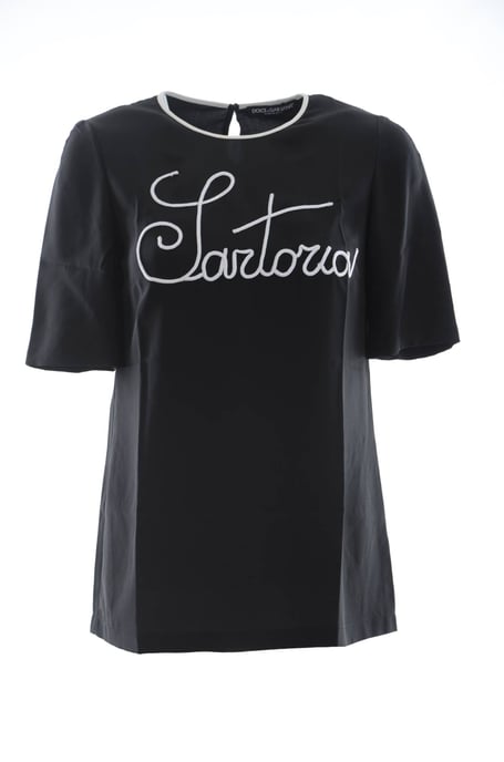 Dolce & Gabbana Women's Black Silk Blouse