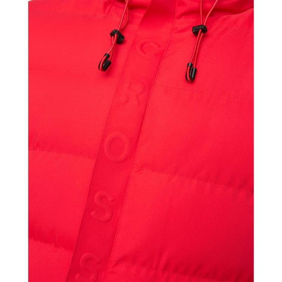 Crosshatch Heren Kampleys gewatteerd jack met reliëf (Rood) - Image 3