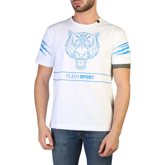 Plein Sport Witte Katoenen T-Shirt voor Mannen - Image 1