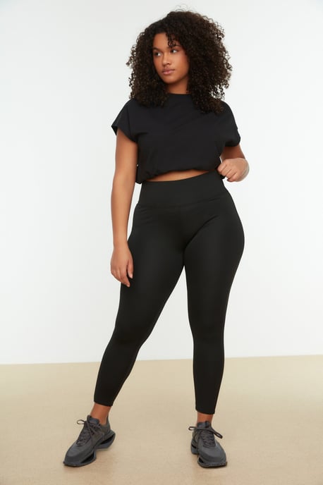 Trendyol Vrouwelijk Hoge taille Dun Sportlegging in grote maten - Image 2