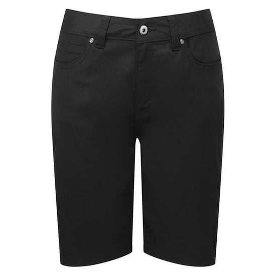 Premier Dames/Dames Chino Shorts (Zwart) - Image 1