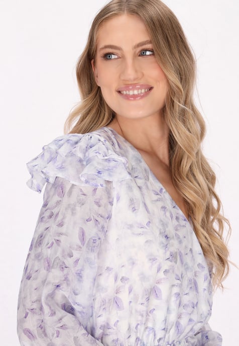 Dreimaster Blouse Dames blauw - Image 5