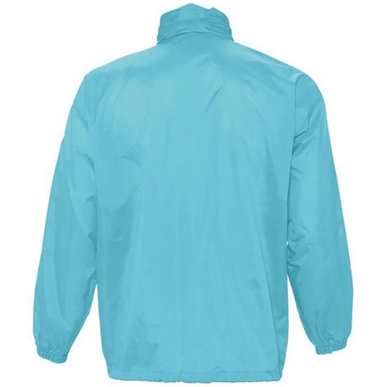 SOLS Unisex Surf Windbreaker Lightweight Jacket (Blue Atoll)