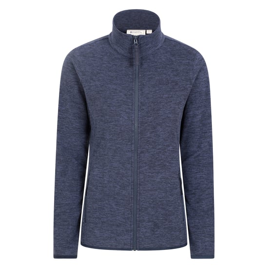 Mountain Warehouse Dames/Dames Snowdon II Melange Full Zip Fleecejack (Donkerblauw) - Image 1