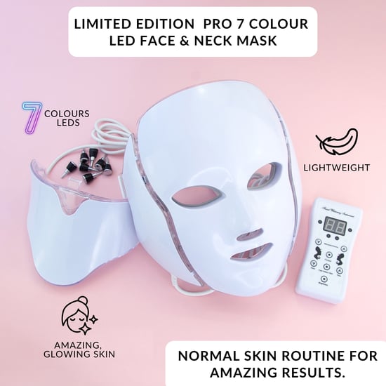 7 Kleuren Gezicht + Hals LED Masker - Beperkte Editie - Image 2
