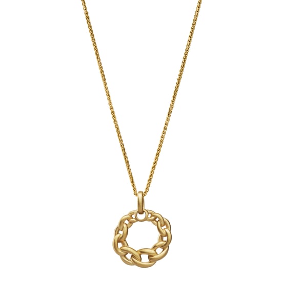 Orphelia 'Estelle' Dames 925 Sterling Zilveren Set: Ketting-Hanger + Oorbellen - Gouden SET-7516/G - Image 2