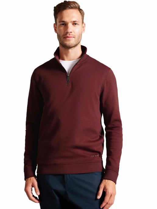 Ted Baker heren Sweat met halve rits - Antram - Image 1