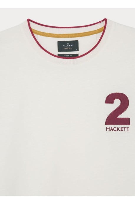 Heritage Number 2 Short Sleeve T-shirt White