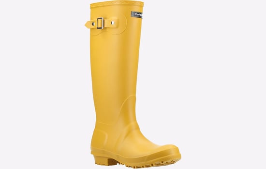 Cotswold Sandringham Pvc Mosterdgele Regenlaarzen - Image 2