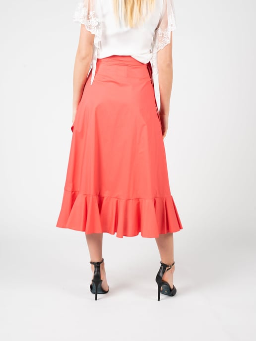 Pinko Skirt Vibruno Woman's Orange
