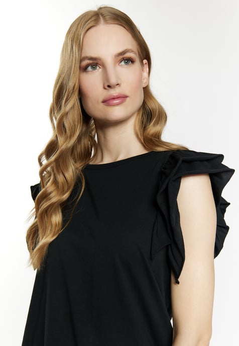 Dreimaster T-shirt Dames zwart - Image 5